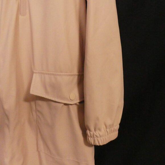 ZARA BASIC | xs - extra small | Hooded Pink Raincoat - Picture 8 of 15